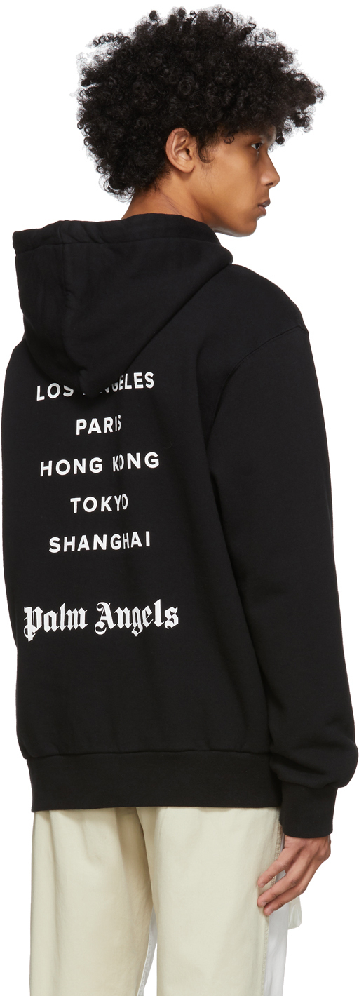 palm angels floral hoodie