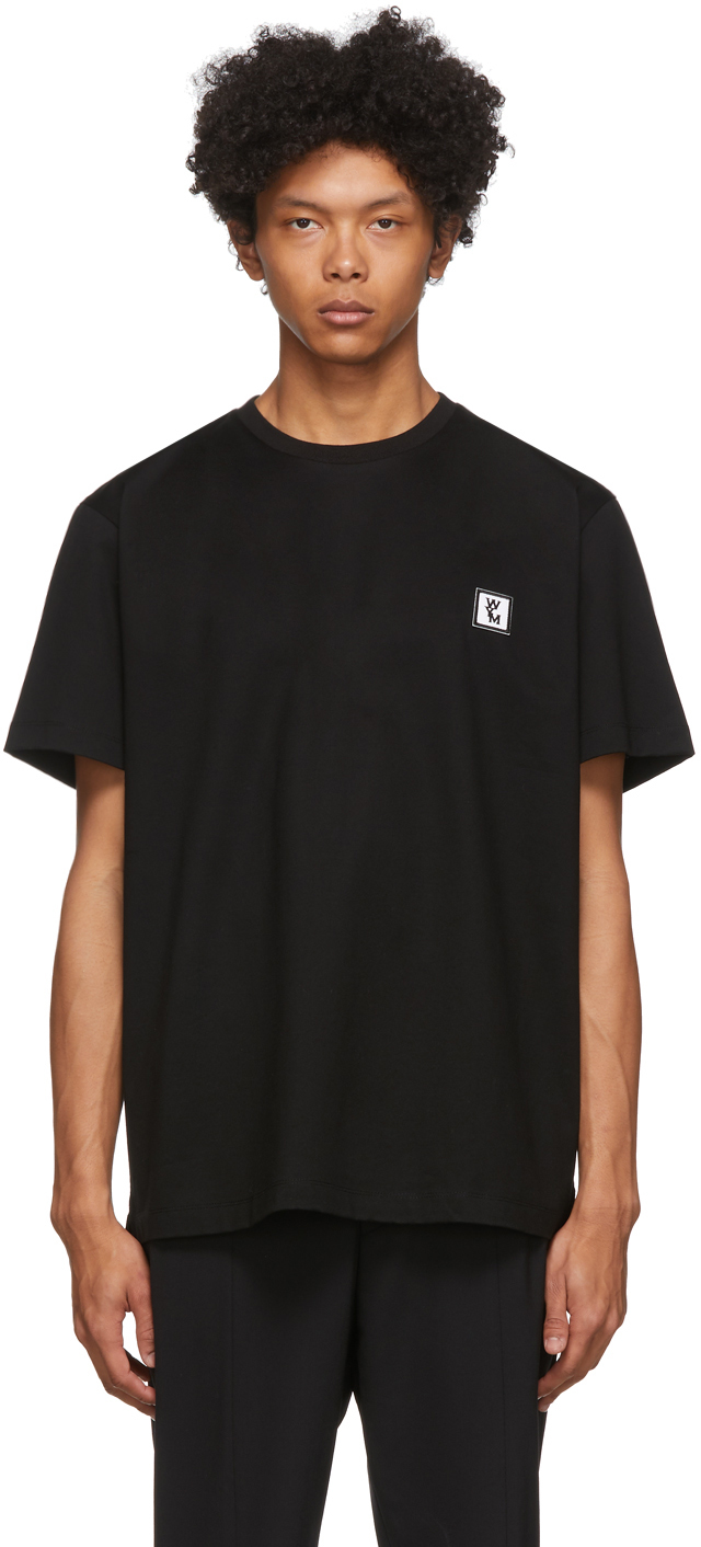 Wooyoungmi: Black Crest T-Shirt | SSENSE