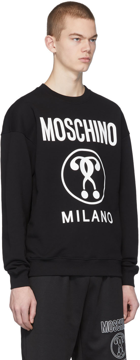 moschino black sweatshirt