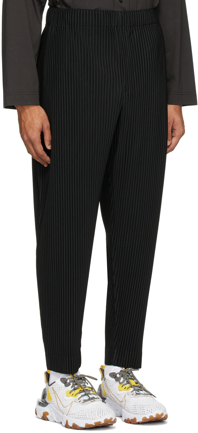 pantalon homme plissé