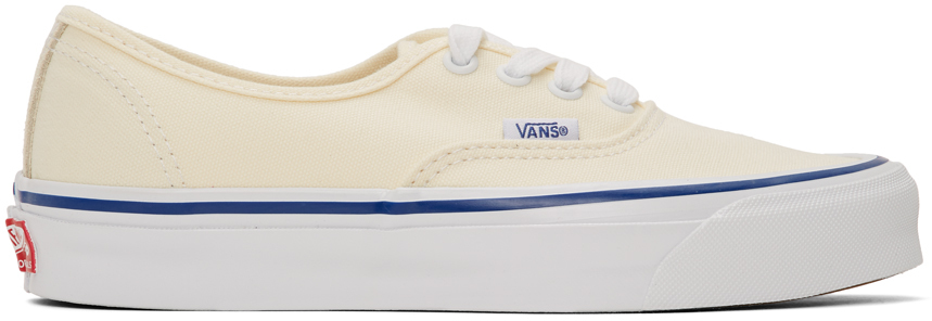 vans authentic white and blue