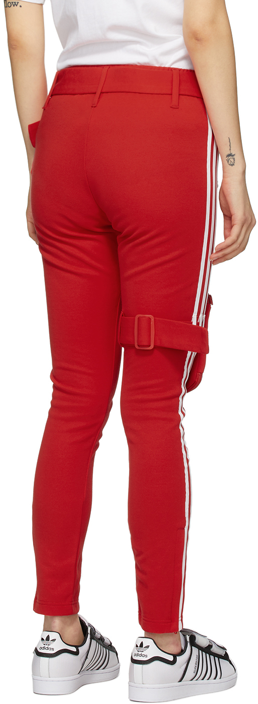 adidas red sst track pants