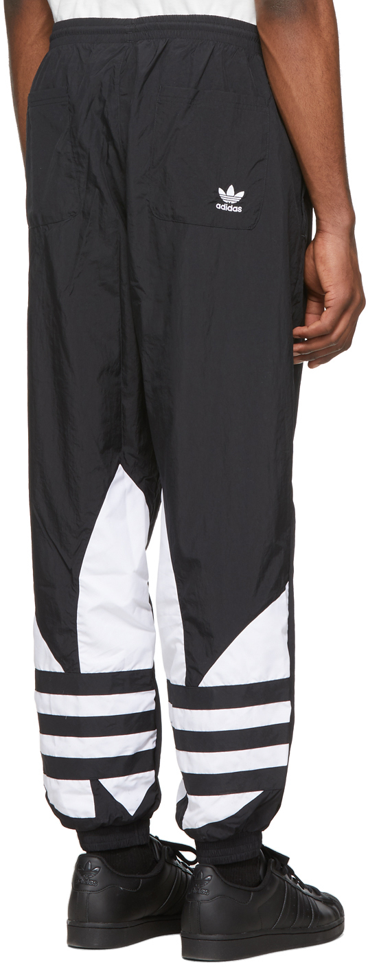 adidas trefoil track pants black