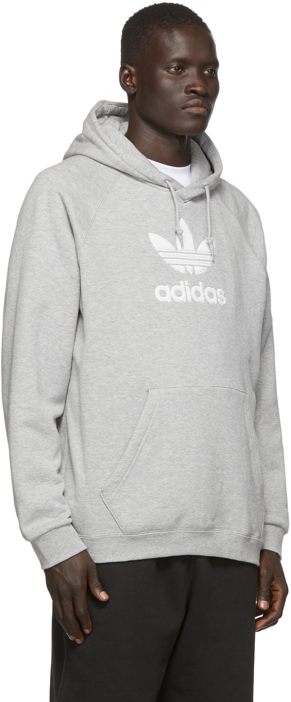 pull gris adidas