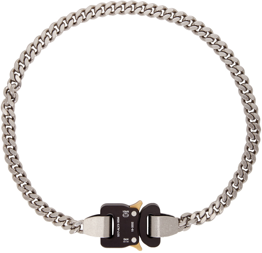 1017 ALYX 9SM: Silver Classic Chain Link Necklace | SSENSE
