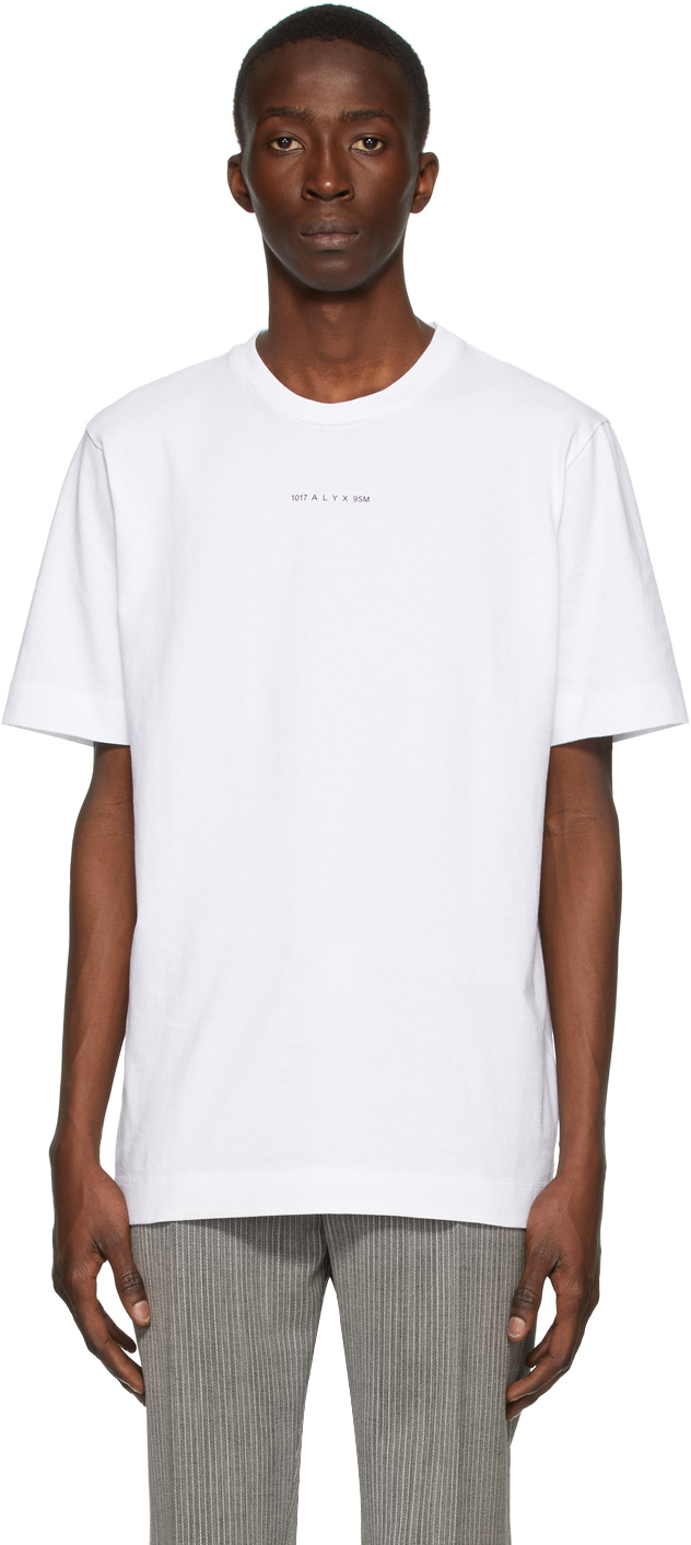 1017 ALYX 9SM: White 'A' Sphere T-Shirt | SSENSE