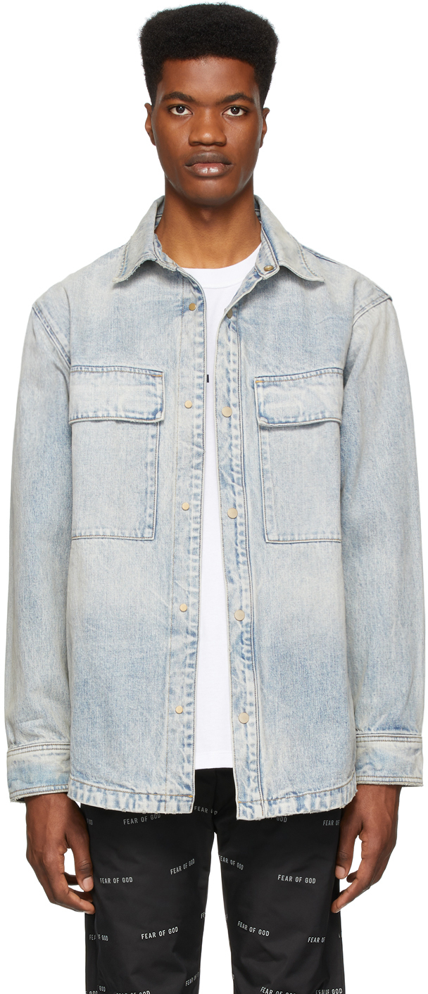 fear of god denim coat