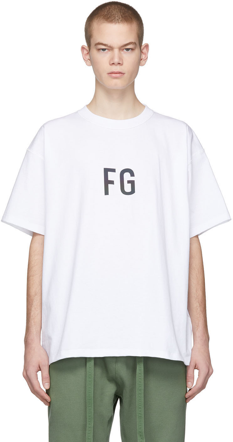 Fear Of God White Fg T Shirt Ssense