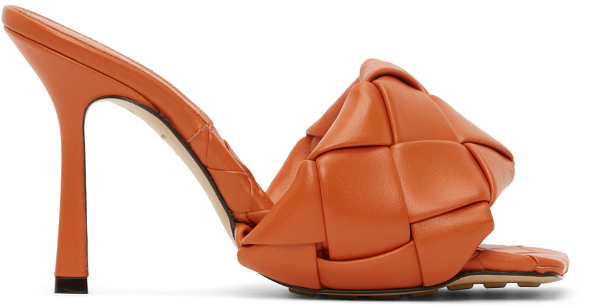 Bottega veneta orange heels Clearance