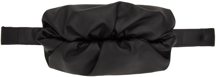Bottega Veneta Black The Body Pouch Messenger Bag 201798M170160