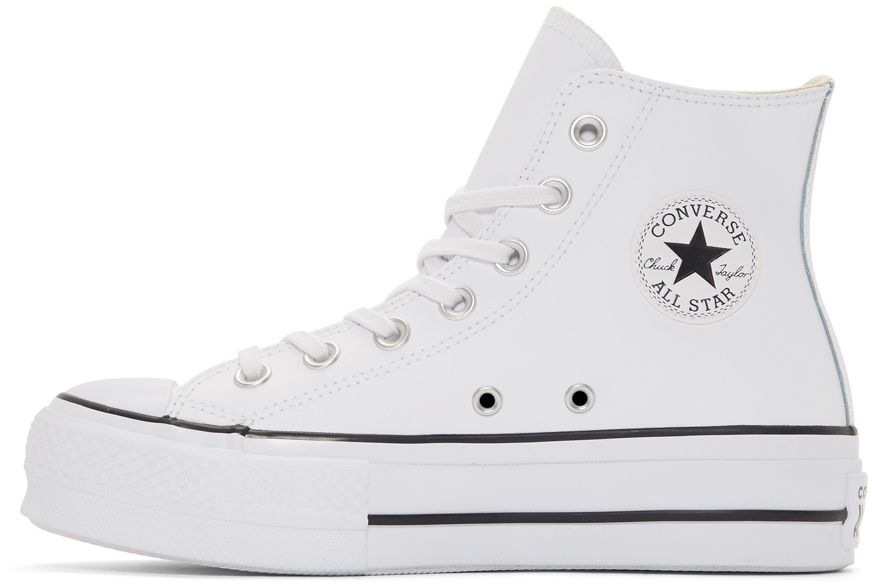 chuck taylor all star lift white sneakers