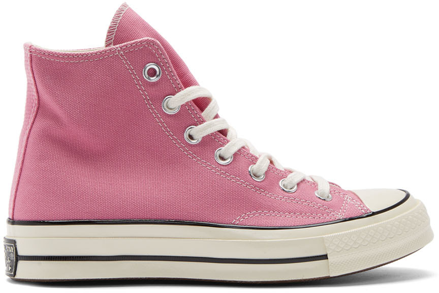 Converse: Pink Chuck 70 High Sneakers | SSENSE