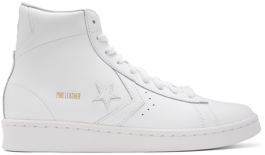 converse cuir blanche