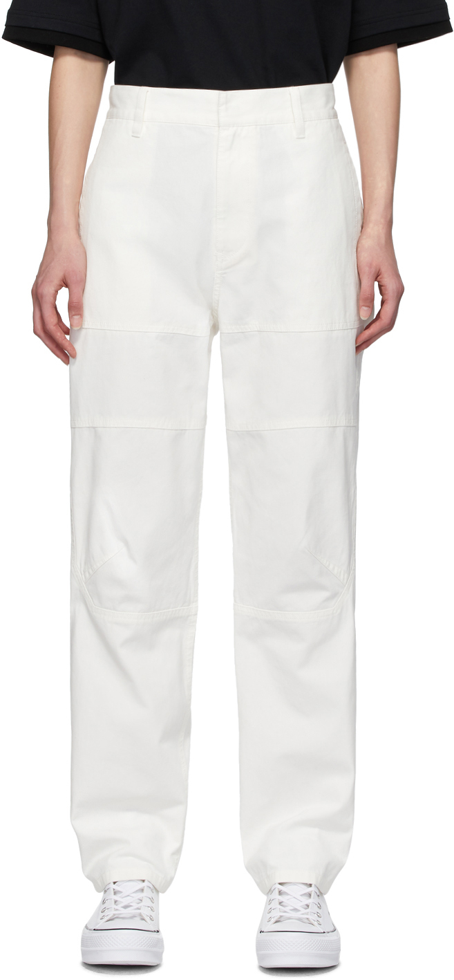 AMBUSH: White Cargo Trousers | SSENSE