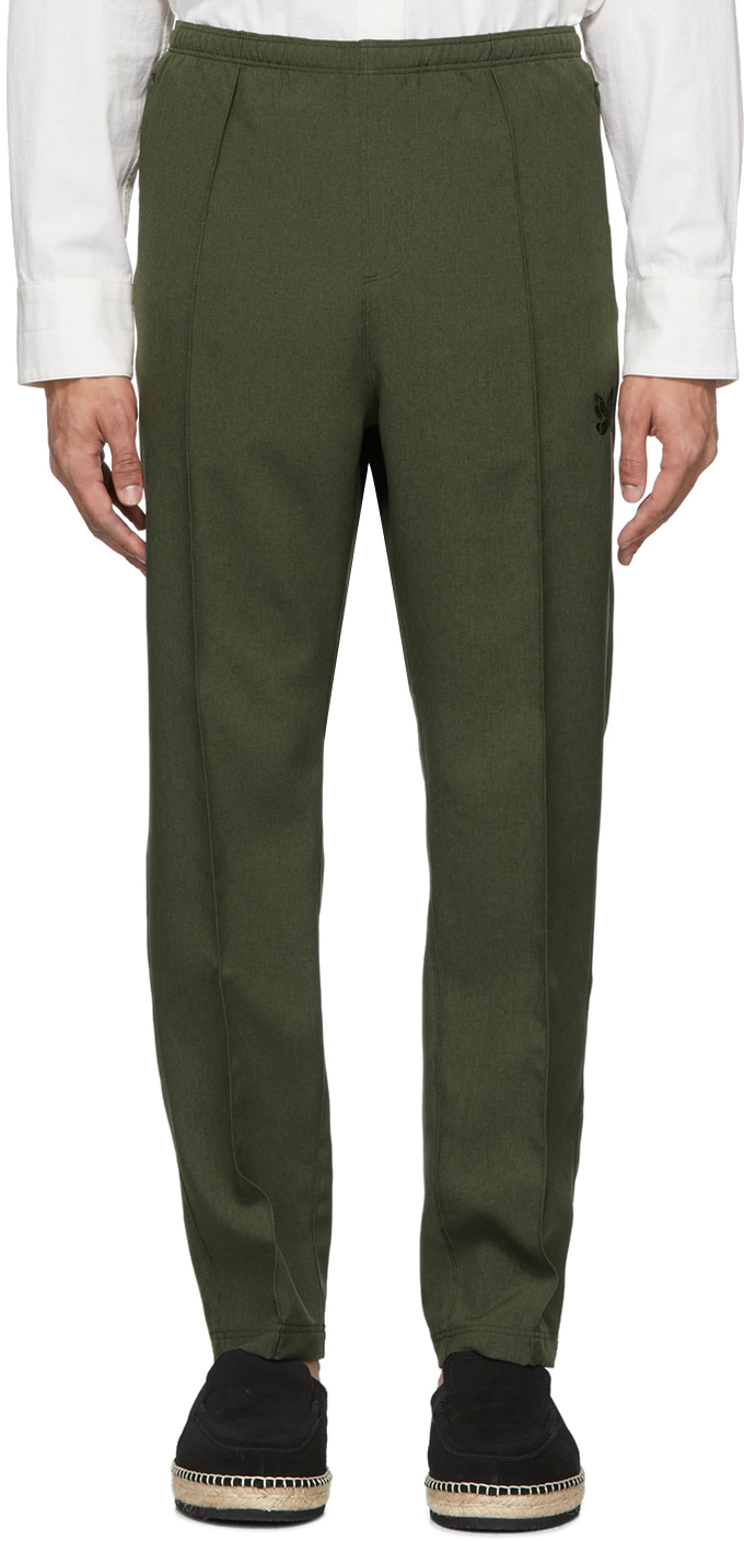 needles track pants green