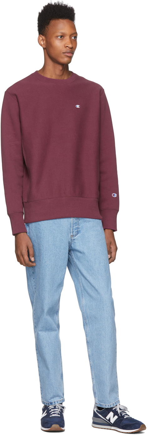 champion reverse weave maroon