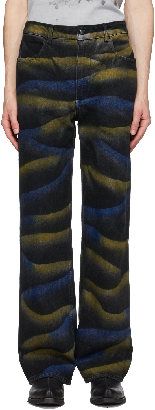 eckhaus latta wide leg jean