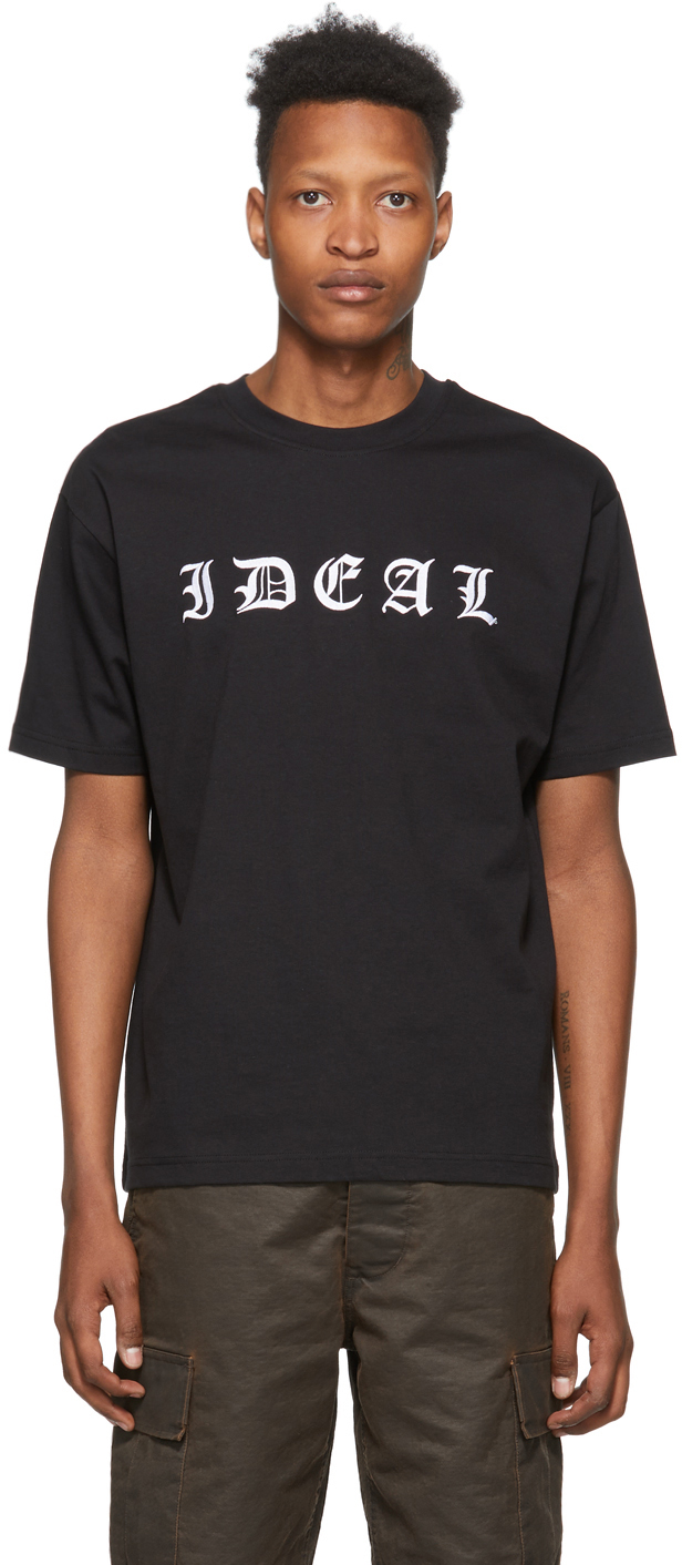 032c: Black 'Ideal' T-Shirt | SSENSE