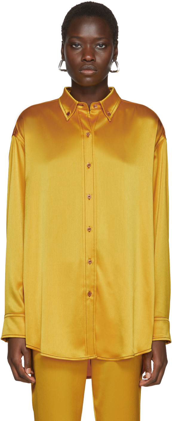 yellow oversized top