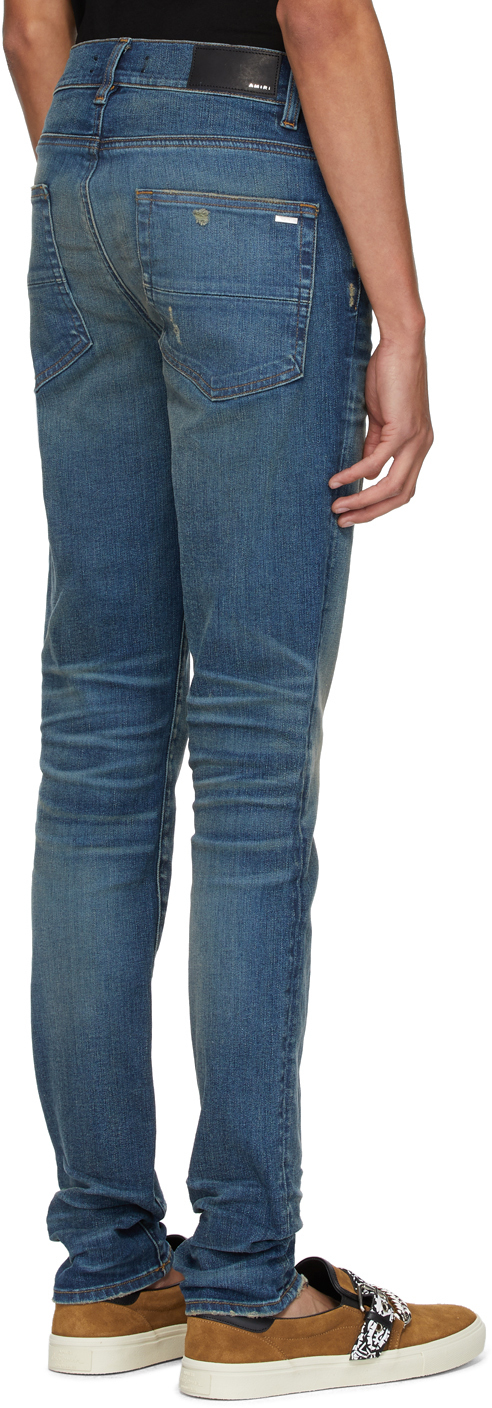 amiri indigo jeans