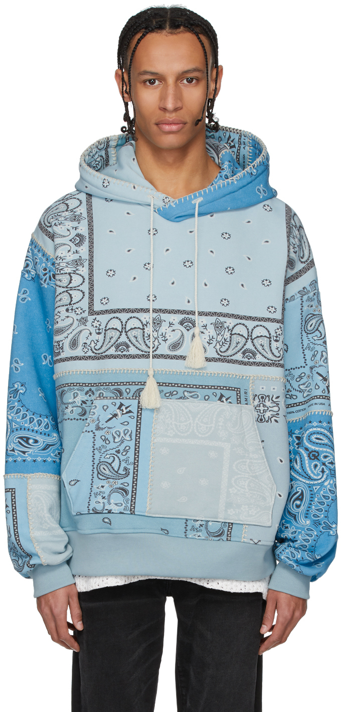 blue bandana hoodie