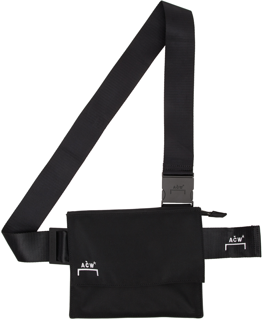 ACOLDWALL* Black Utility Crossbody Pouch SSENSE Canada