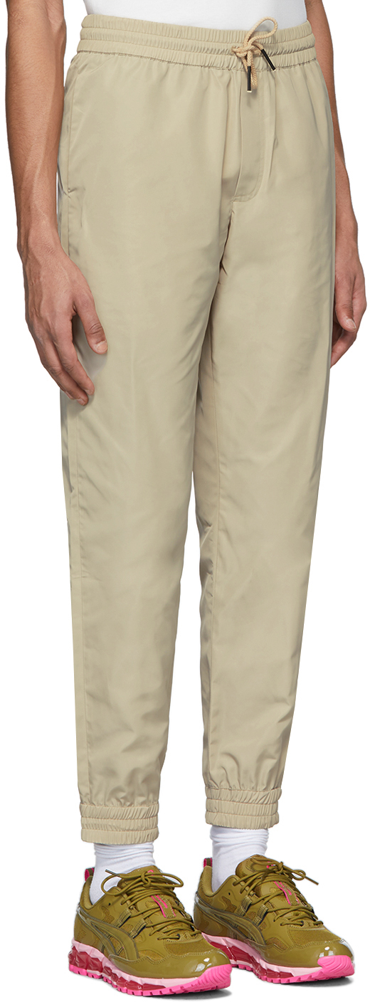 khaki jogger trousers