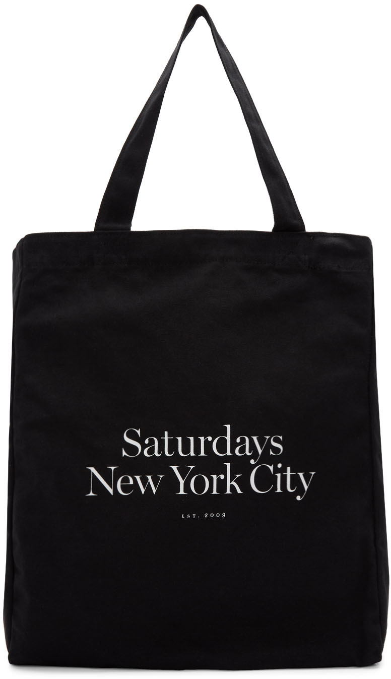 Saturdays NYC: Black Miller Standard Tote | SSENSE