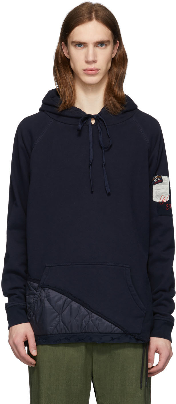 paul and shark navy hoodie