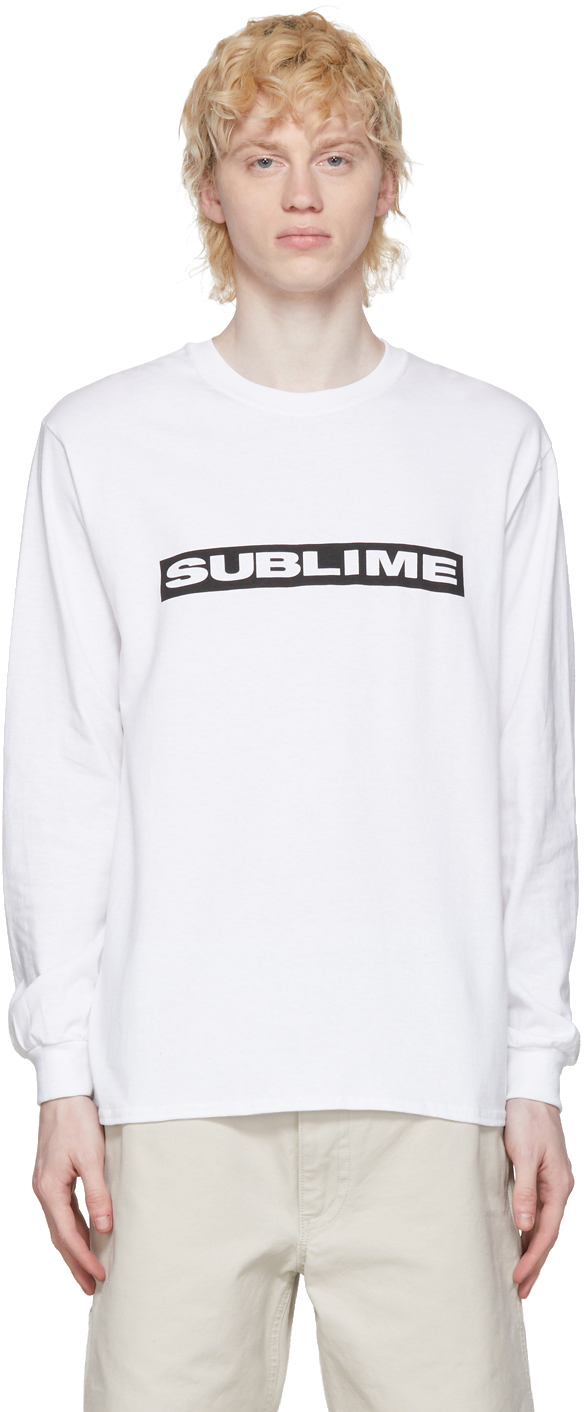 white sublime t shirt