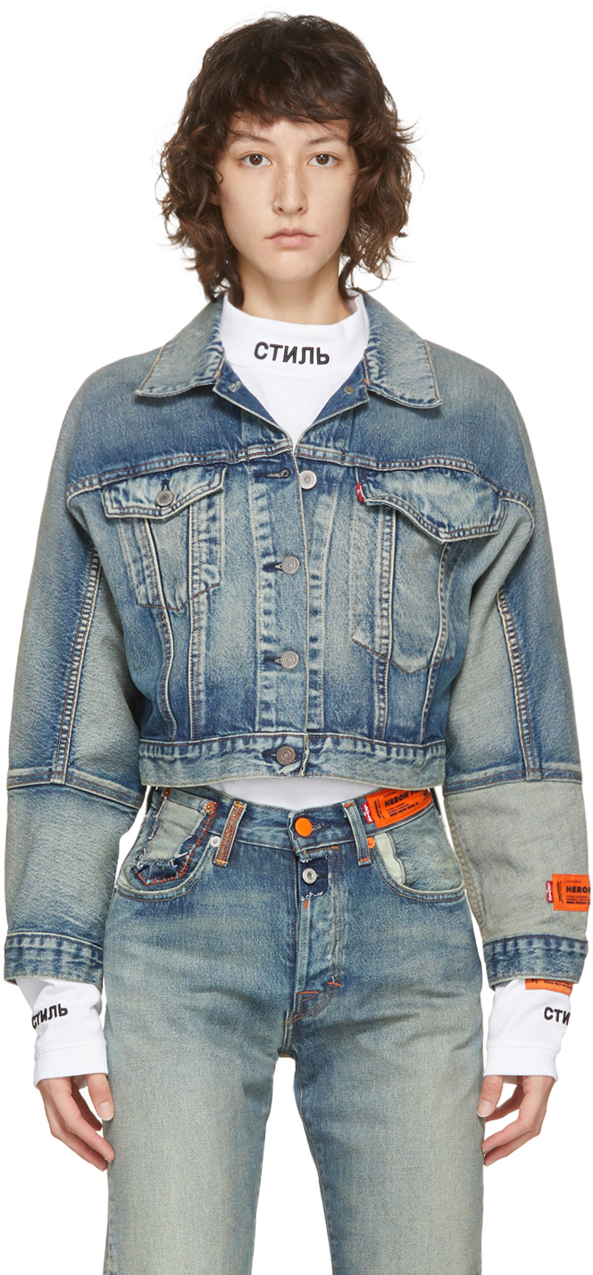 heron preston denim jacket