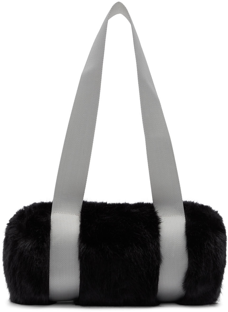 fur duffle bag