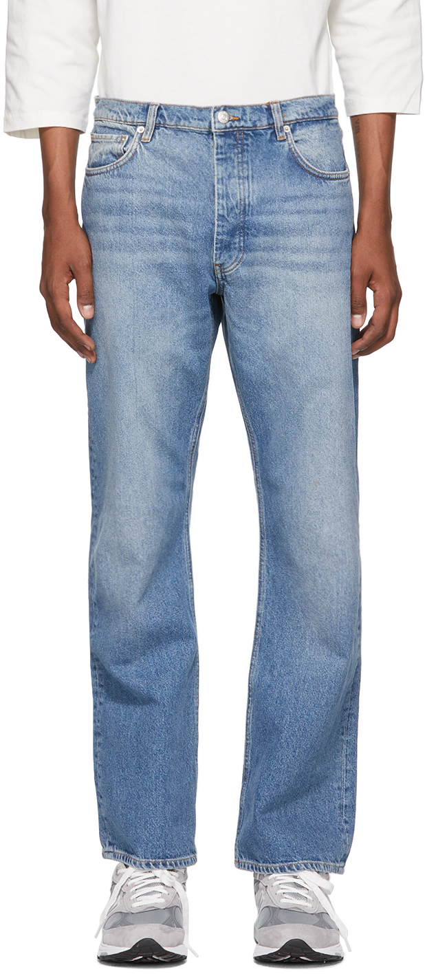 vintage blue denim jeans