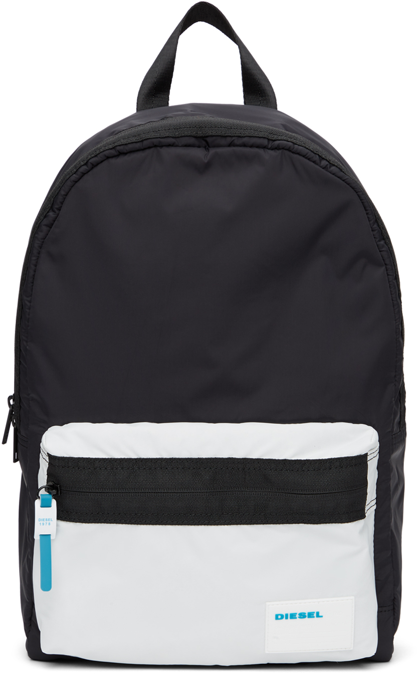 diesel black backpack