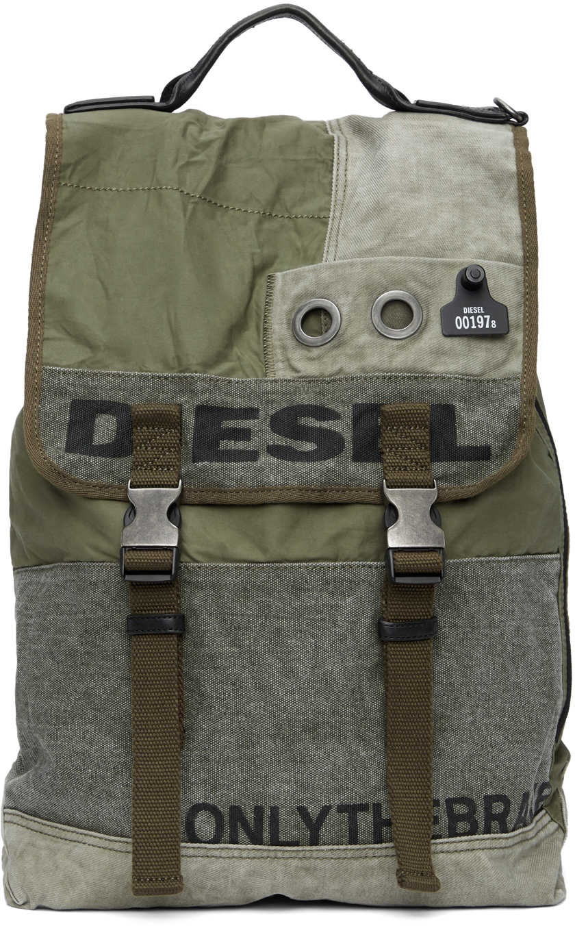 diesel canvas backpack