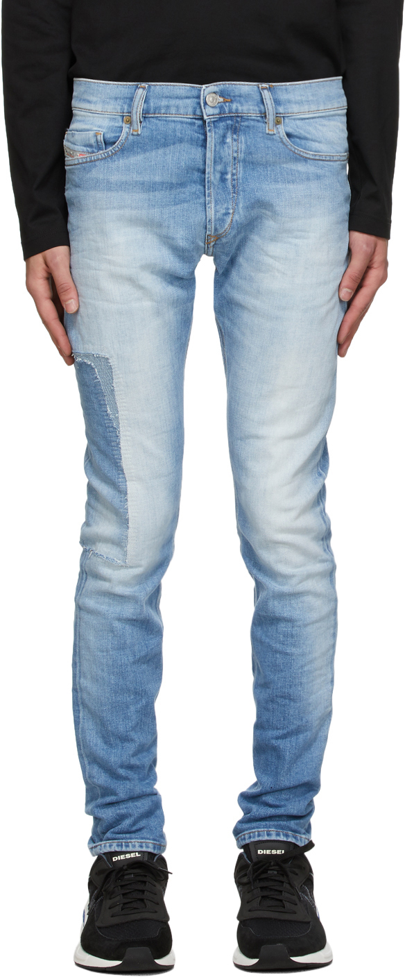 Diesel: Blue Tepphar-X Jeans | SSENSE