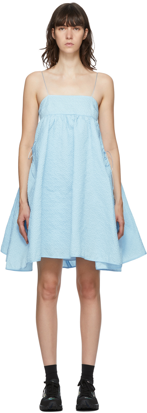 Cecilie Bahnsen: Blue Lisbeth Dress | SSENSE
