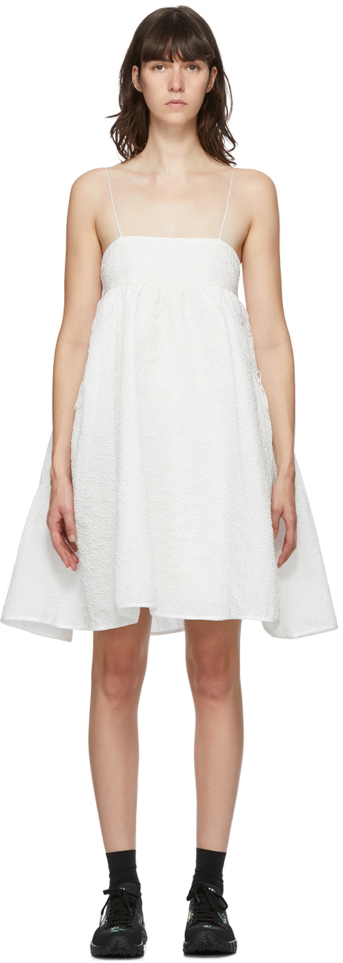 Cecilie Bahnsen: White Lisbeth Dress | SSENSE Canada