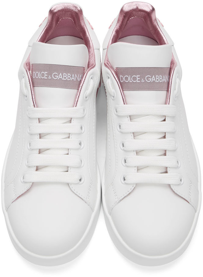 white dolce and gabbana sneakers