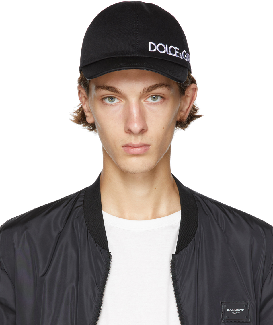 Dolce & Gabbana: Black DNA Baseball Cap | SSENSE Canada