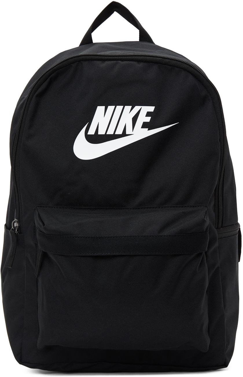 nike black heritage backpack