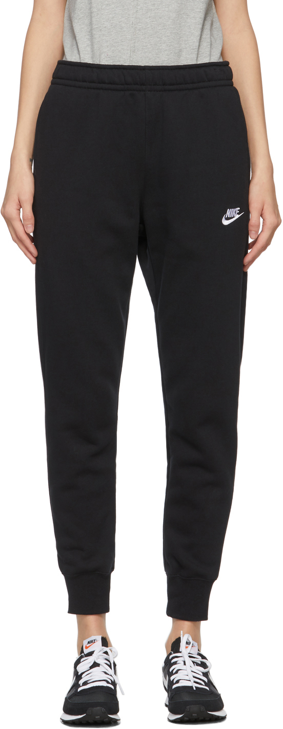 Nike: Black Sportswear Club Lounge Pants | SSENSE