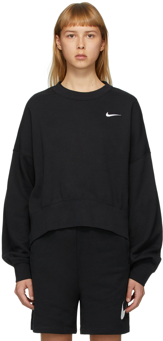 nike black essentials hoodie