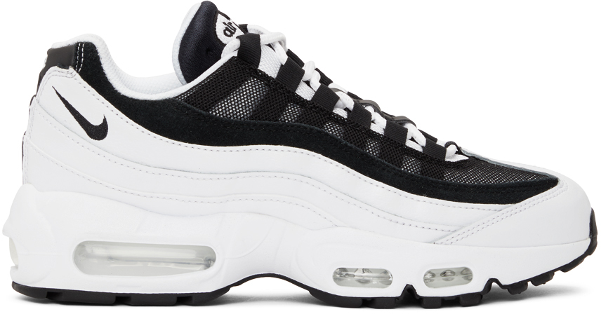 Nike White & Black Air Max 95 Sneakers