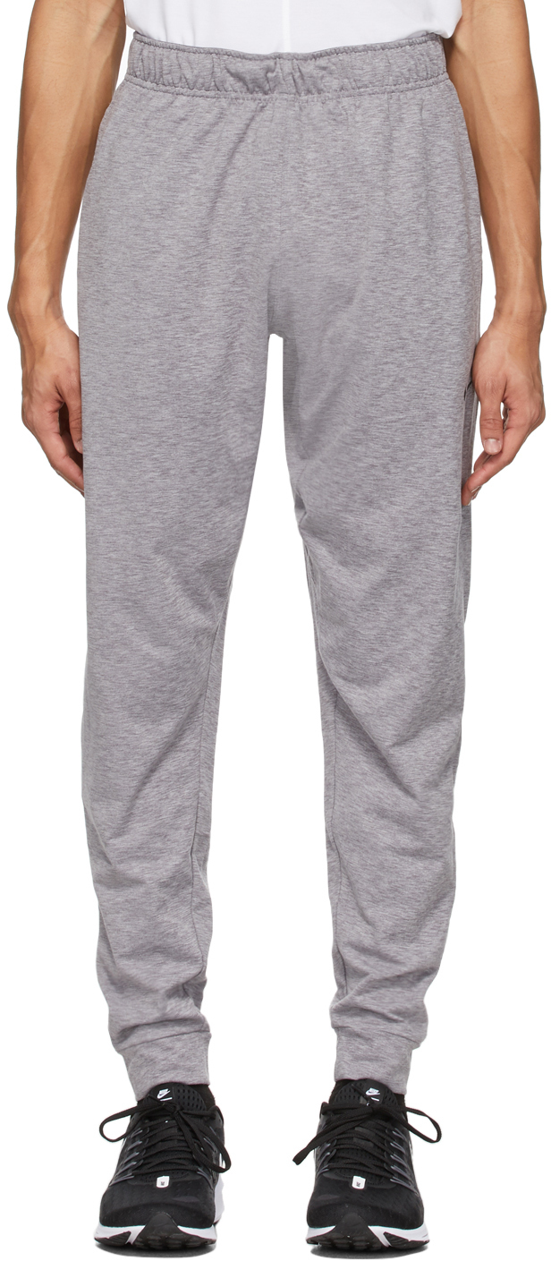 Nike: Grey Yoga Sweatpants | SSENSE