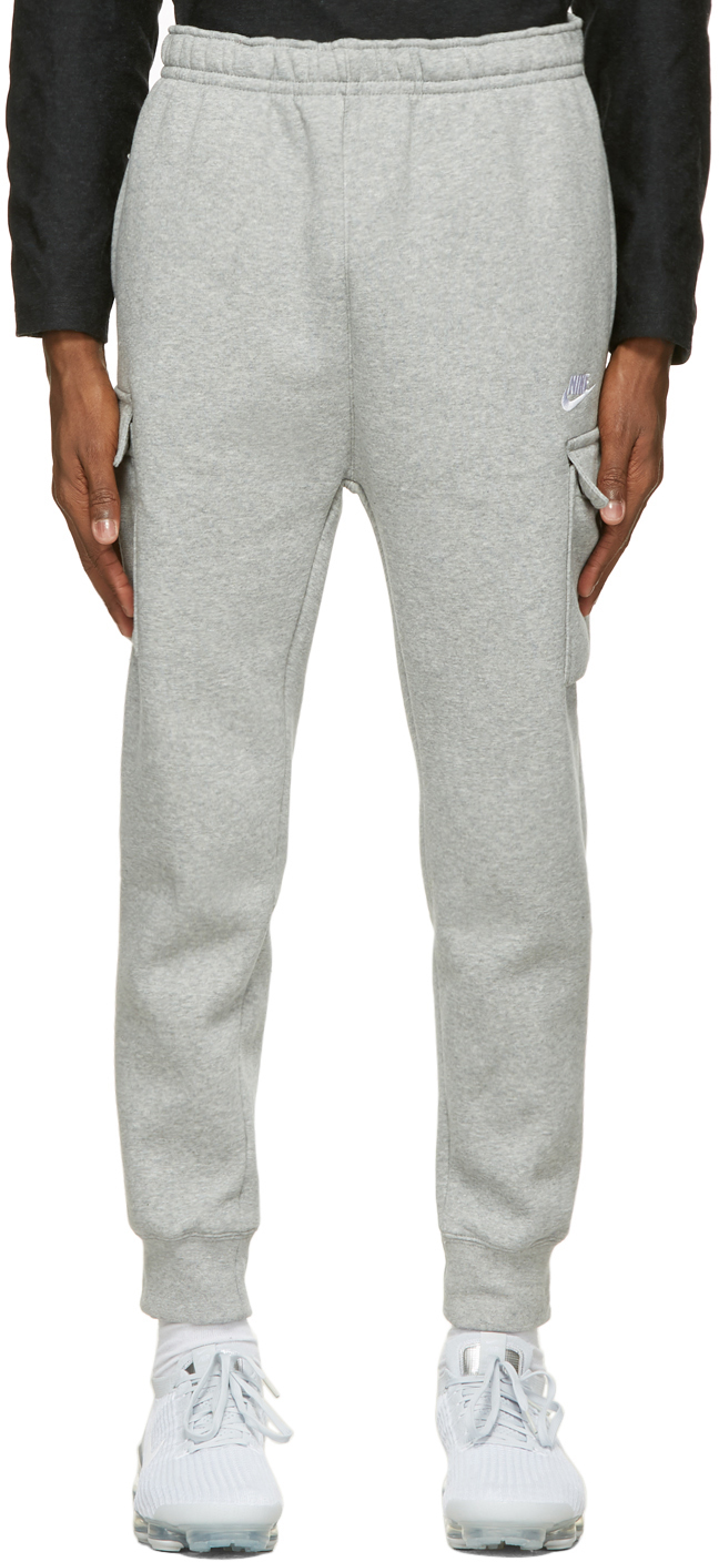 Nike: Grey Sportswear Club Lounge Pants 