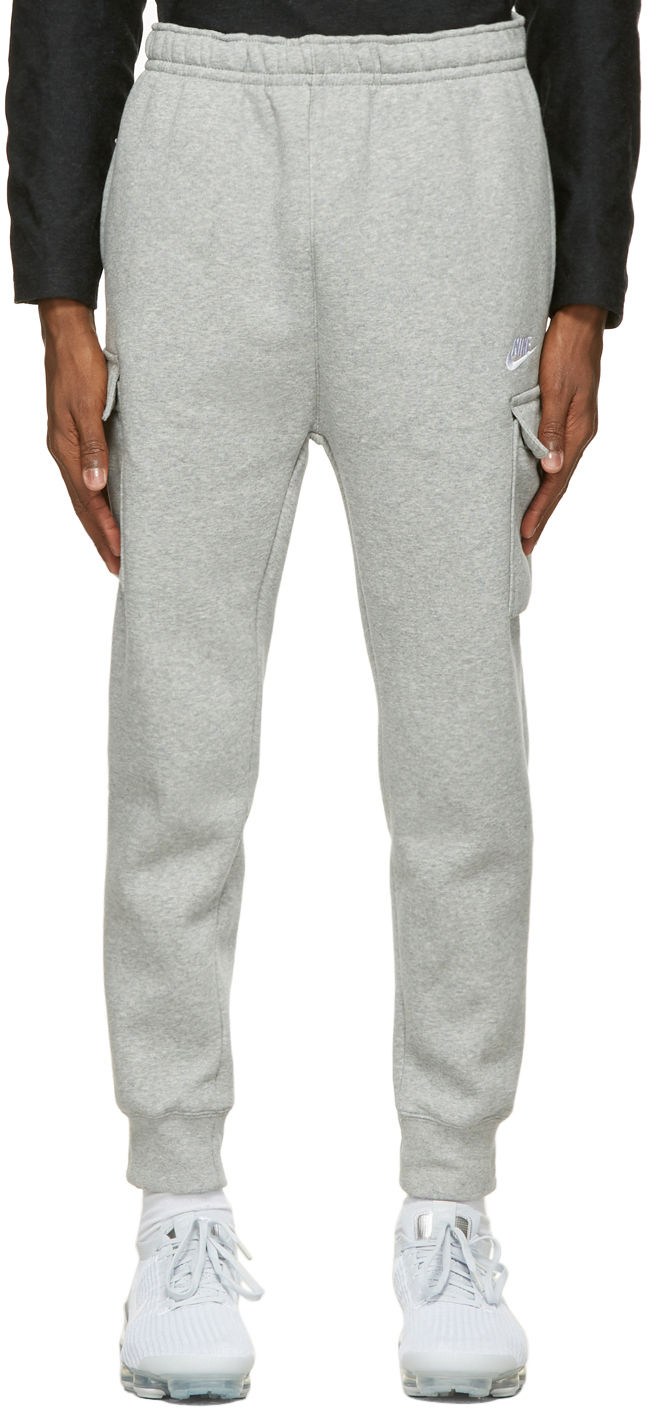 nike grey sportswear club lounge pants