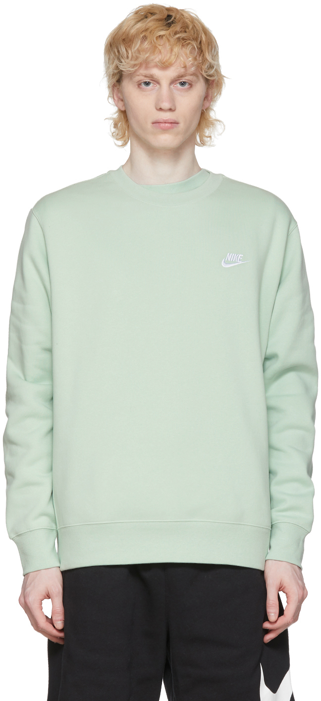 mint green nike sweater