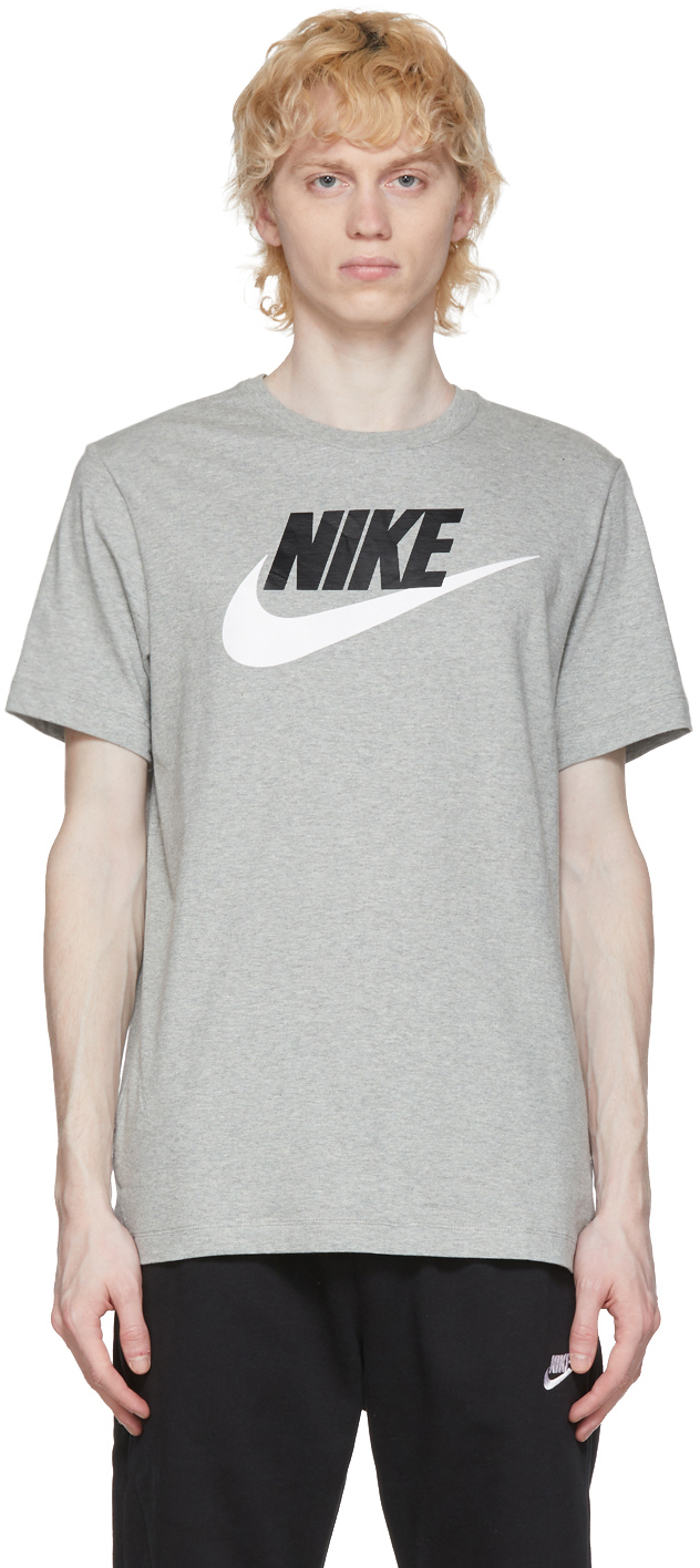 Nike Grey Icon Futura T Shirt 202011M213035