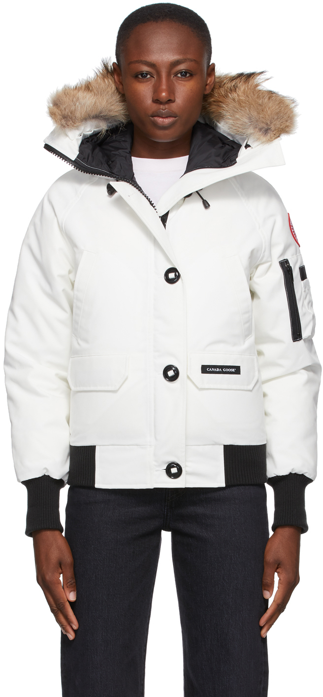 Buy ladies white canada goose coat cheap online